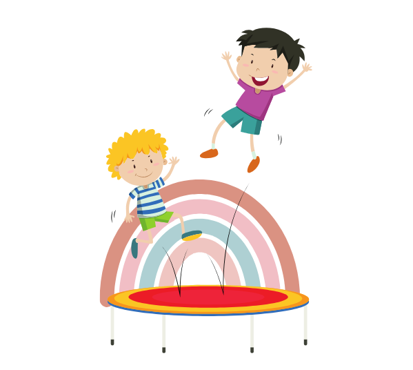 Bungalow Bairns - trampoline